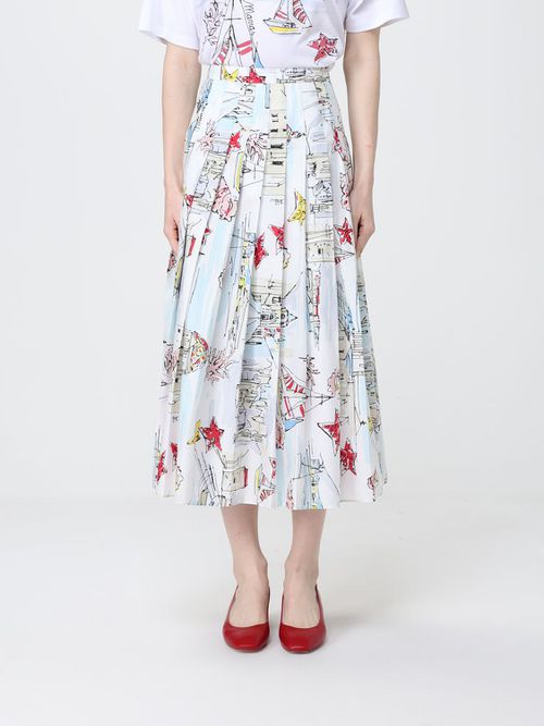 Skirt Woman color White