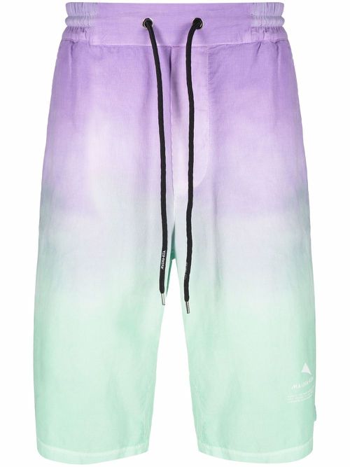 Mauna Kea ombré jogger shorts - Green