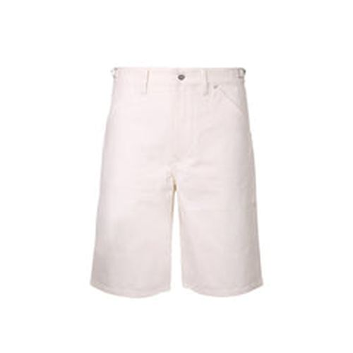 Cotton Knee-Length Shorts — White