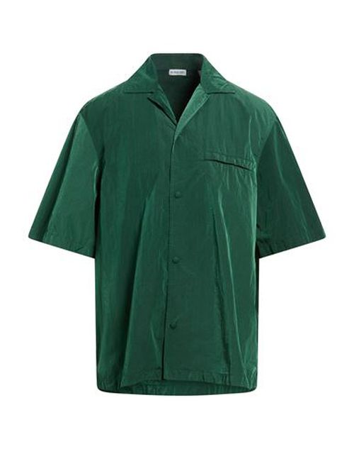 Man Shirt Dark green Size M Polyamide