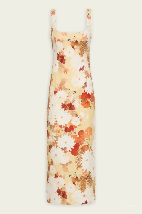 Jessamine Midi Dress in Posy Floral