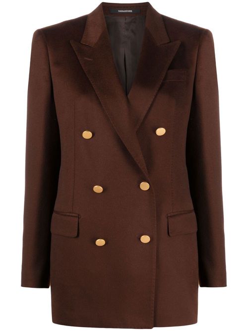 Double-breasted blazer - Brown