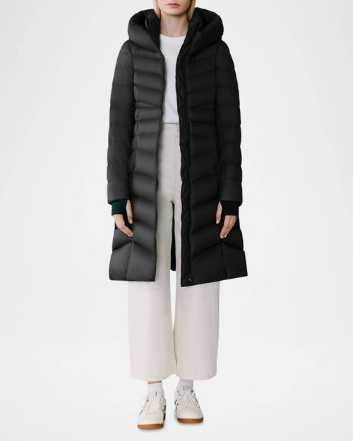 Lita-U Midi Coat In Black