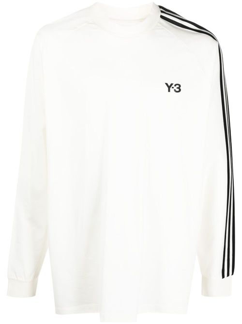 Long-sleeved cotton T-shirt - White