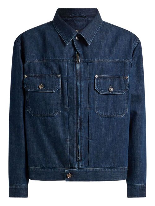 ETRO cotton jacket - Blue