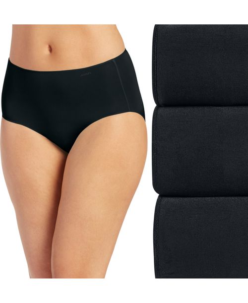 Women's 3-Pk. No Panty Line Promise Underwear 1772 - Black/black/black