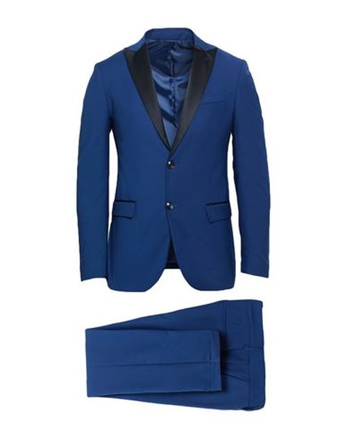 Man Suit Blue Size 34 Polyester, Viscose, Elastane