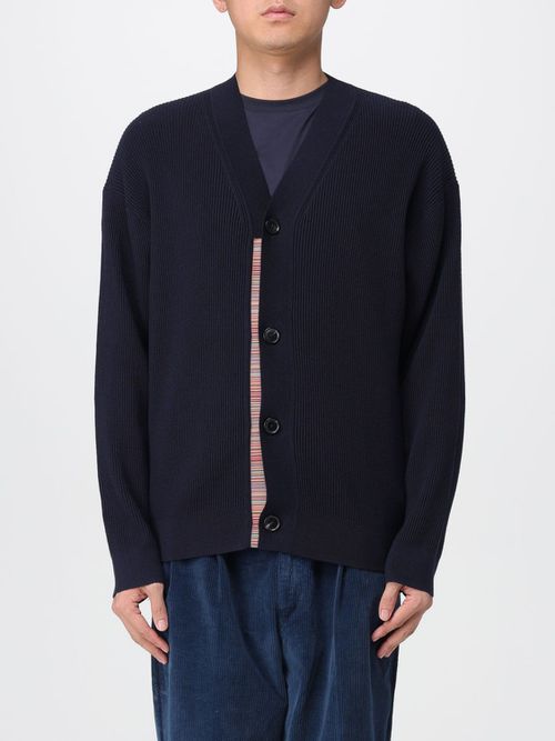 Cardigan Men color Blue