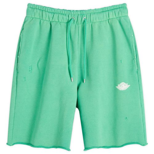 Men's Rare Air Pullover Fleece Short Stadium Green/Sail