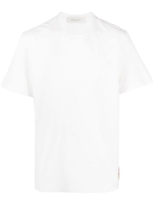 Embroidered-logo short-sleeved T-shirt