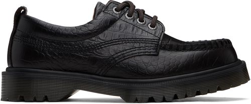 Dr. Martens Brown Lowell Crocodile Analine Leather Derbys