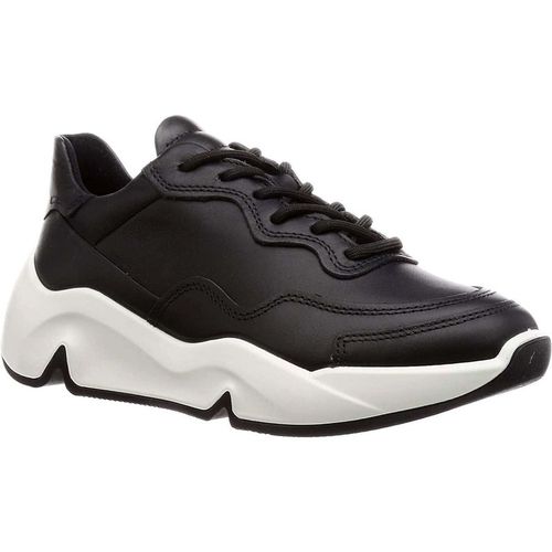 Ecco Chunky Sneaker Leather Women's Lace Up Trainers - Black - :UK