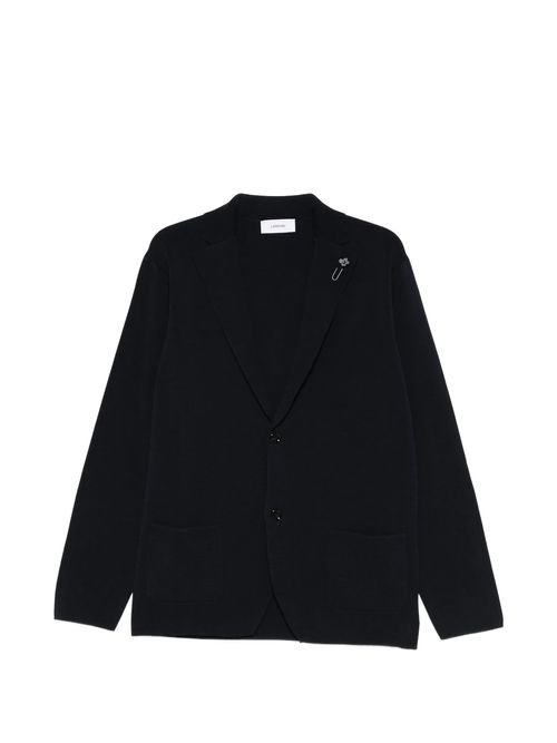 Notched Lapel Cotton Shirt Jacket with Patch Pockets