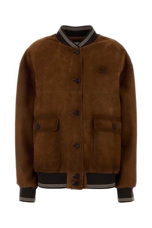 Pelle Bomber Jacket — Brown