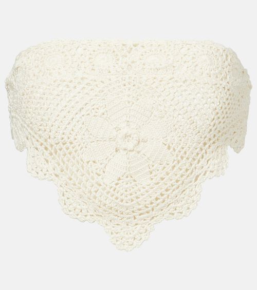 Cotton crochet crop top
