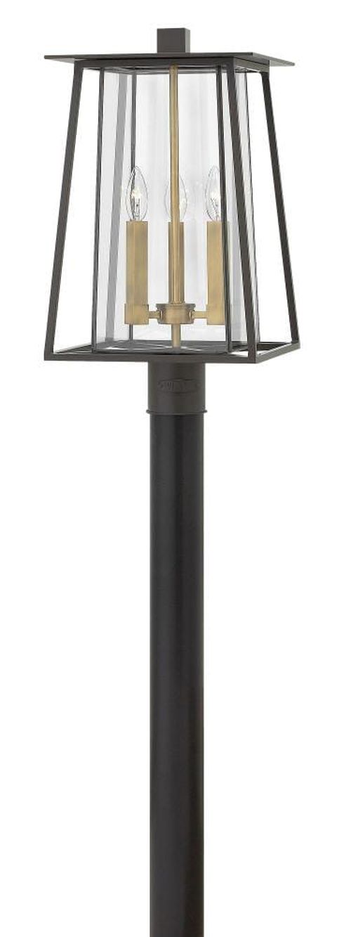 Buckeye Bronze LED Post Top Pier Mount from the Walker Collection