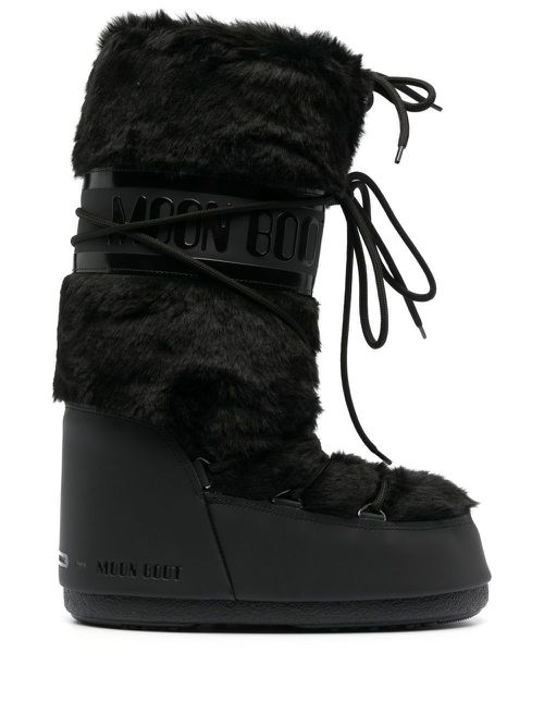Icon faux-fur snow boots - Black