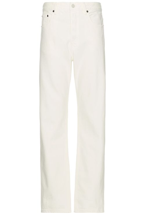 FRAME The Straight Jeans in Off White - White.  36 also in