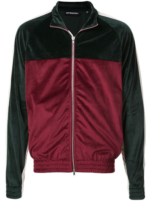 Varsity zip-up jacket - Red