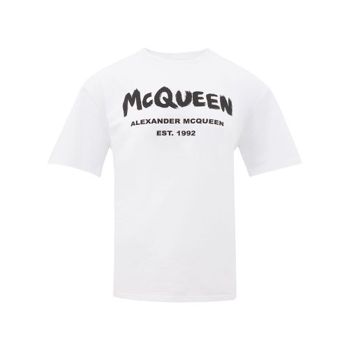 Logo-Print Cotton T-Shirt — White