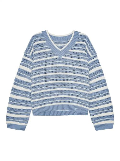 GANNI - Striped Sweater - Women's - Organic Cotton