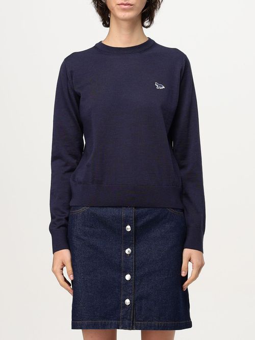 Sweater MAISON KITSUNÉ Woman color Blue