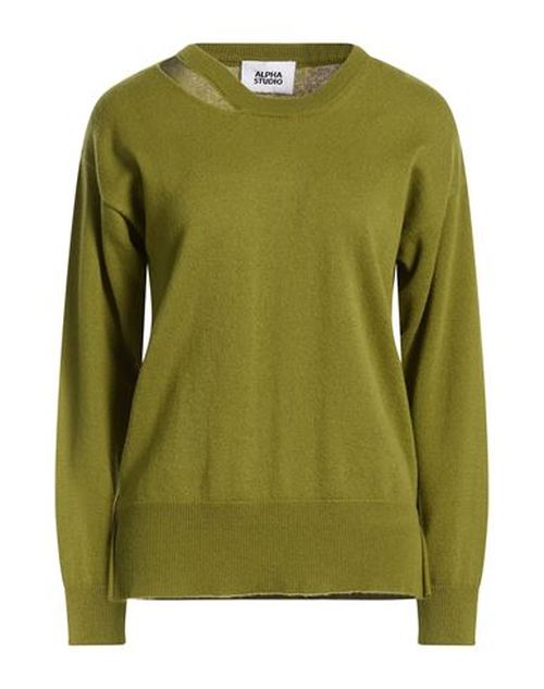 Woman Sweater Green Size 4 Geelong Wool
