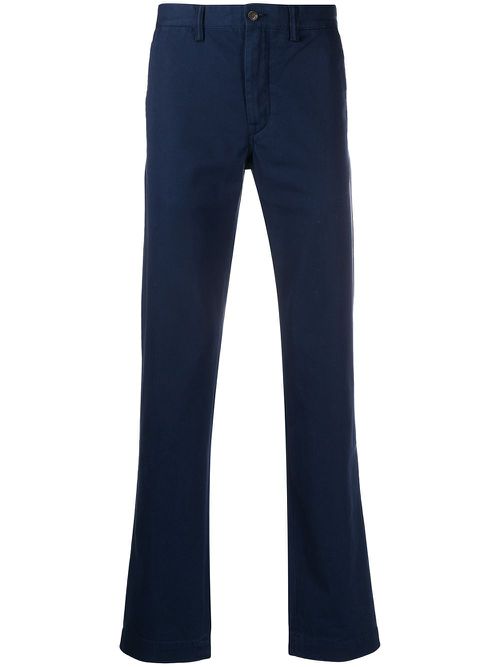 Straight-leg chino trousers - Blue