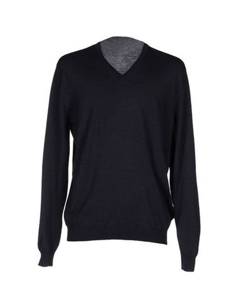 Man Sweater Slate blue Size 36 Wool, Polyamide