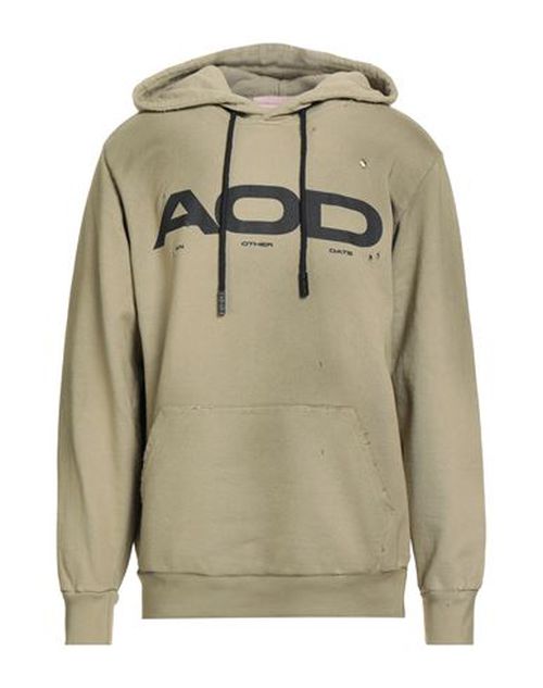 Man Sweatshirt Military green Size S Cotton