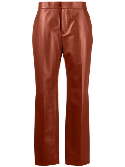 CHLOÉ- Leather Trousers