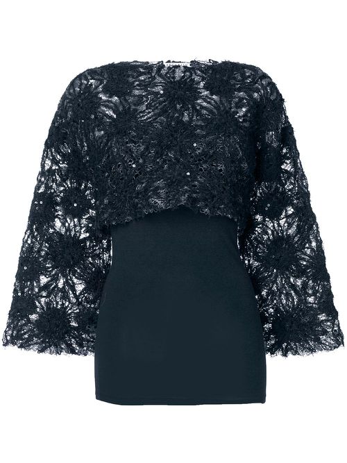Brunello Cucinelli floral embroidered sweater - Blue