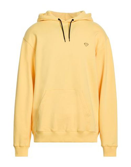 Man Sweatshirt Yellow Size L Cotton