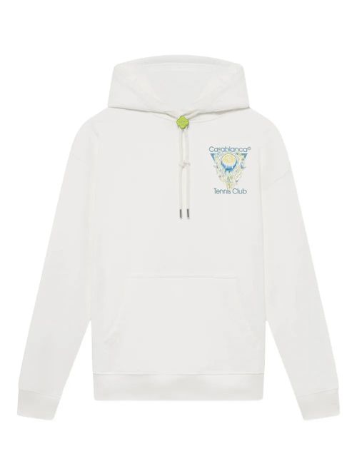 Applique Monogram Hooded Sweatshirt