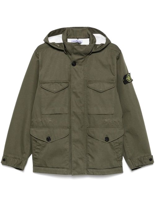 - Logo Cotton Field Jacket