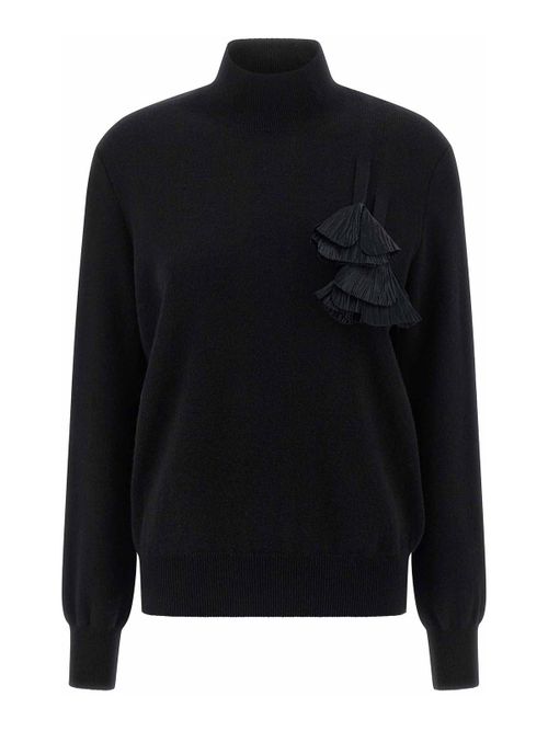 Floral Insert Sweater