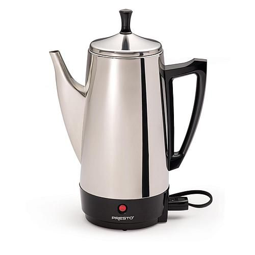 12-Cup Stainless Steel Coffee Maker