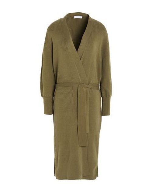 Woman Cardigan Military green Size 1 Organic cotton, Elastane