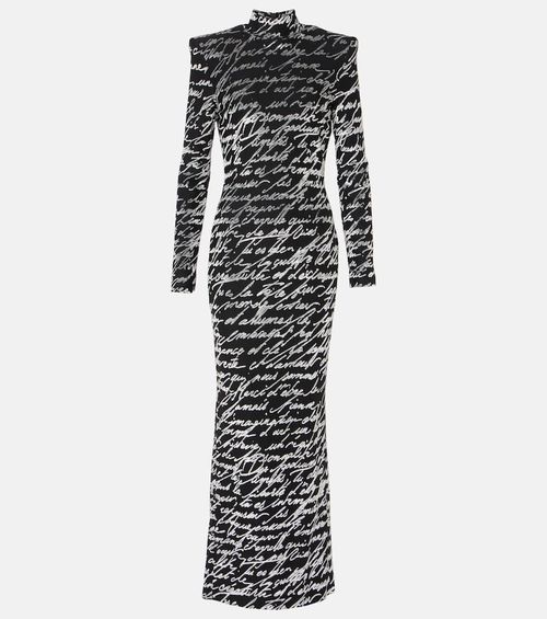 Love Letter jacquard gown