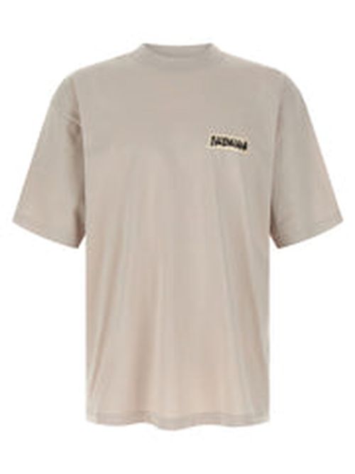 Logo-Embroidered Cotton T-Shirt — Gray