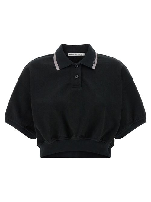 Intarsia Collar Polo Shirt