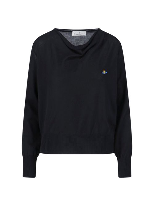 100% Cotton Logo Sweatshirt Sweater for Women