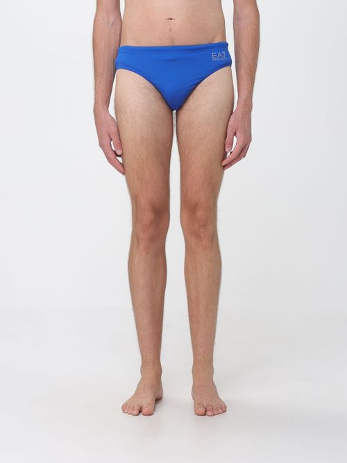 Swimsuit Men color Gnawed Blue