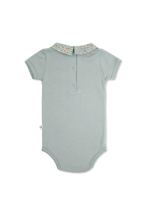 Cotton Bodysuit, Unisex, Grey