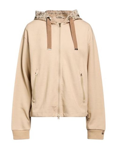 Woman Sweatshirt Camel Size 6 Cotton, Polyester
