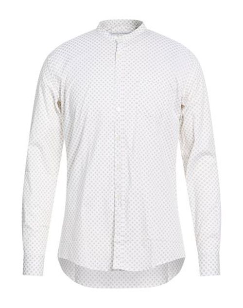 Man Shirt Off white Size 17 ½ Cotton, Elastane