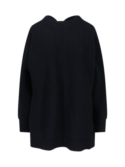 Wool-Blend Knit Sweater