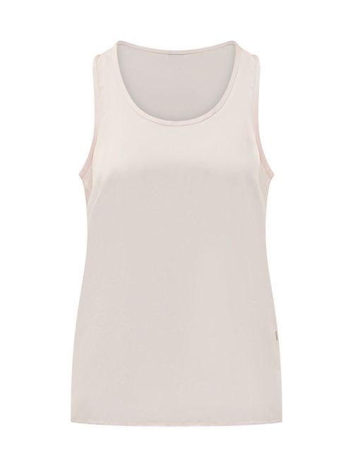 Pink Scoop Neck Tank Top