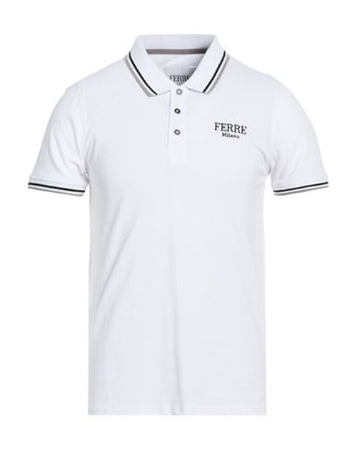 Man Polo shirt White Size M Cotton