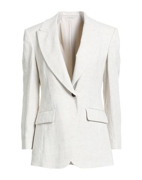 Woman Blazer Ivory Size 2 Linen, Polyester, Polyamide, Ecobrass